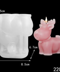 3D Snowman Reindeer Silicone Mold