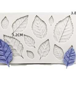 Alternative view of Vedini 12 Cavity maple leaf silicone mold fondant silicone mold jkb-2020