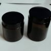 Unique Candle Jars Amber Color Glass Jars
