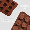 Alternative view of Vedini 15 Cavity Halloween Silicone Molds Pumpkin Chocolate Mold jkb-2052