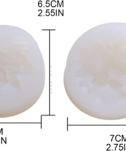 Alternative view of Vedini Fondant Moulds PULMERIA Chocolate Moulds Candy Moulds Shaped Silicone Material for Kitchen Cake Fondant Chocolate Baking Flower-Shaped Silicone Mold CFM261