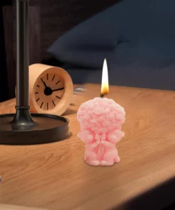 Rose Bear Candle Mold