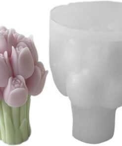 Vedini Tulip Bouquet Candle Silicone Mold MCM660