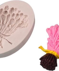 Alternative view of Vedini Tulips Bouquet Silicone Mold Fondant Cake Mold Holiday Baking Tool for Making Chocolate Handmade-SoapTulips Bouquet Silicone Mold Fondant Cake Mold Holiday Baking Tool for Making Chocolate Handmade-Soap