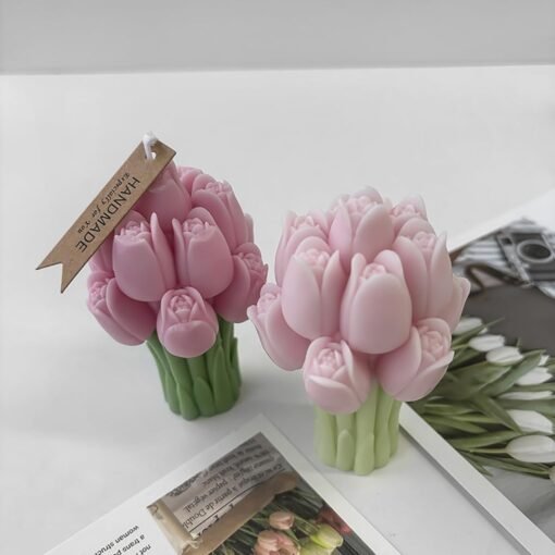 Vedini Tulip Bouquet Candle Silicone Mold MCM660 - Image 4
