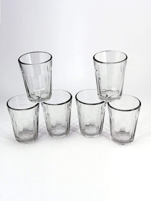 Vedini Tapri Vintage Chai Glass, Tea Glass, Desi Tea Glass, Traditional Tea Glass, 12 Pieces, Clear, Vintage Tea Set 140 gm with 12 PC set - Image 5