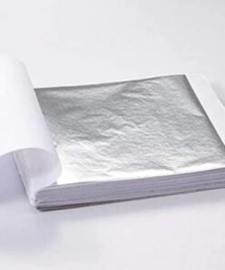 Alternative view of Vedini Metallic Foils for Resin, Soap & Candle Art – Gold & Silver (AFF007, AFF008) | Shiny Finish Craft Foil Sheets