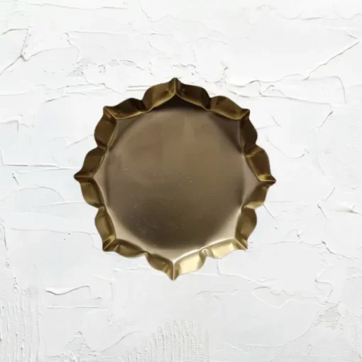 Metal Urli Lotus Hammered Decorative Bowls
