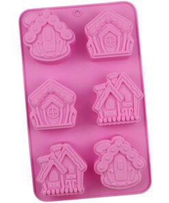 Alternative view of Vedini 6 Cavity room rice cake mold steamed cake mold high temperature resistant JKB 1056