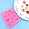 11 Cavity flower fondant silicone mold