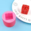 gift box fondant silicone mold