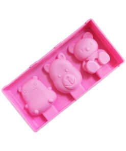 Alternative view of Vedini 3 Cavity Ice Cream Silicone Mold handmade mold JKB 1030