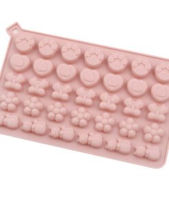 Alternative view of Vedini 34 Cavity butterfly flower silicone fondant mold DIY chocolate decoration mold JKB 1055