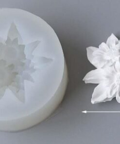 Alternative view of Vedini Sunflower Leaves Fondant Mold 3D Flower Leaf Silicone Mold for Chocolate Candy Making DIY Sugarcraft Gumpaste Birthday Cake Decoration Cupcake Topper Polymer Clay Mold JKB 5114