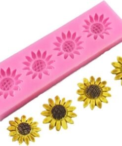 4 Cavity Flower Fondant Mold