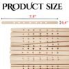 Vedini 10PCS Candle Wick Holders for Candle Making 7 Inch Wick Holder 7 Holes Centering Tool