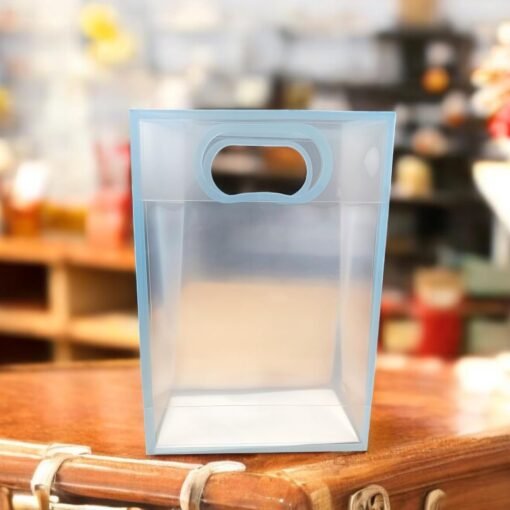 Vedini Pack of 6 Transparent Goodie Bags Clear Gift Bags for Return Gifts, Birthday, Valentine, Wedding, Festival, Shopping – Multipurpose Bags - Image 2