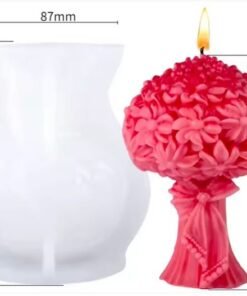 Vedini Daisy Bouquet Candle Silicone Mold WCM707