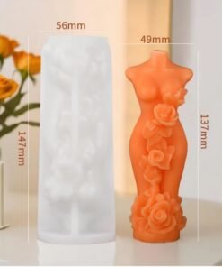 Alternative view of Vedini Lady Mold Candle Silicone Mold WCM703