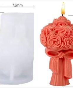 Vedini Garden Boquet Knot Candle Silicone Mold WCM706