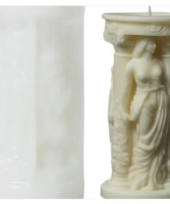 Vedini Roman Pillar Lady Candle Silicone Mold WCM705