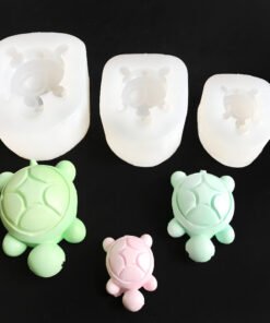 Vedini Cartoon turtle pair decorative silicone mold hand made turtle shape silicone mold JKB 5084