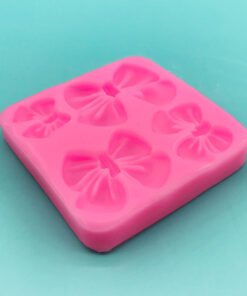 Vedini 4 Cavity Bow Square cake chocolate fondant mold western baking mold jkb 5154
