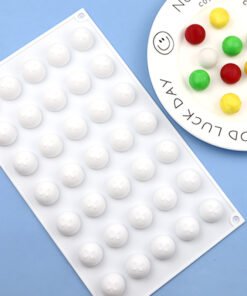 35 small ball silicone chocolate mold