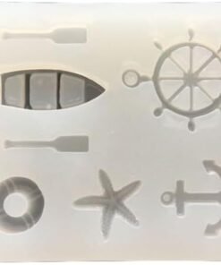 Alternative view of Vedini Fondant Molds Ocean Wind Series Epoxy Mold Rudder Silicone Mold Clay Handmade Mold Jewelry Accessories 5396