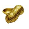 Vedini Peanut Dry Fruits Platter in Gold Finish | Dry Fruit Tray | Serving Tray | Snack Tray | Gift Item for Decor Your Home Standard (Groundnut) Electroplating