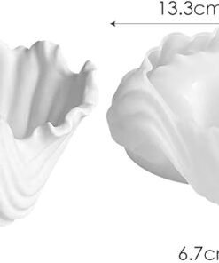 Alternative view of Vedini Silicone Shell Pots Molds Plaster Shell Mold Storage Mold Epoxy Silicone Plaster Mold Flower Pot Candle Cups MOld 5357B