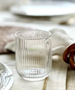 Alternative view of Vedini Star Line Candle Glass Heavy Base Rocks Barware Glasses (pack of 6, 180 Ml) Glass Set Candle Glass (180 ML, Glass, )