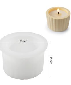 Alternative view of Vedini Crystal glue cement cup silicone mold creative plaster candle cup ornaments mirror silicone mold Mold no 5334