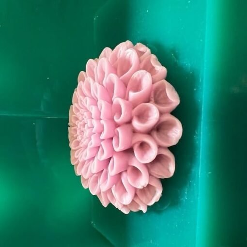 Vedini Dahlia Flower Floral soap Candle Clay Resin Silicone Mold Mould Christmas melt and Pour soap Making Mold, Clay mold /molds, epoxy Resin DIY Crafts AI064 - Image 3