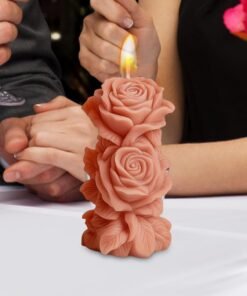 Alternative view of Vedini Flower Silicone Mold - Flower Shaped Plaster Casting Mold, Reusable Multi-Functional Home Crafting Supplies Soap Making Molds for Holiday Decor AI039
