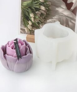 Double tulip flower mould
