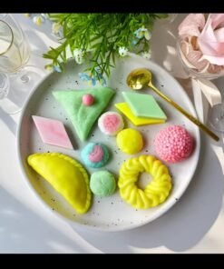 Alternative view of Vedini Kaju Katli Mold 2 Cavity Sweet Silicon Mold