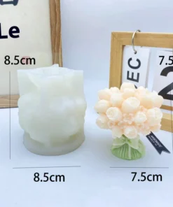 Vedini Flower Bouquet Silicone Candle Mold AI040
