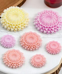 Vedini Medium Chrysanthemum Flower Fondant Cake Silicone Molds Cake Decorating Tools Candy Clay Chocolate Gumpaste Molds AI070