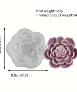 Lotus Candle Silicone Mold