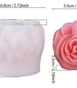 Alternative view of Vedini Valentine's Rose Shape Mould DM67