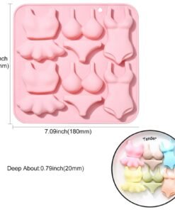 Alternative view of Vedini 10 Cavity Bikini Silicone Mold Swimsuit Silicone Mold