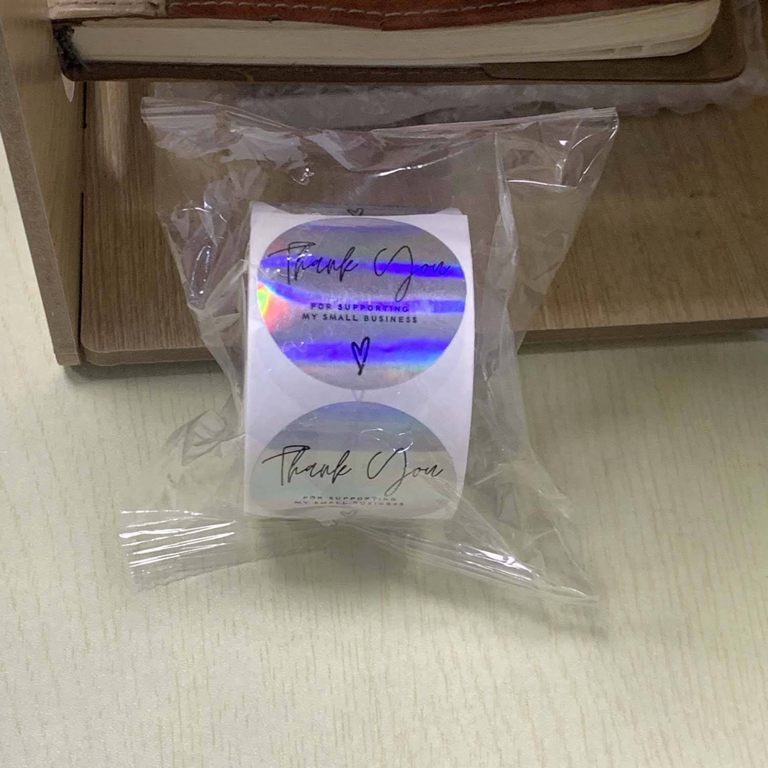 Vedini Sticker Hot Style 'Thank You' for Small Gift Boxes Custom Paper Sticker - Image 4