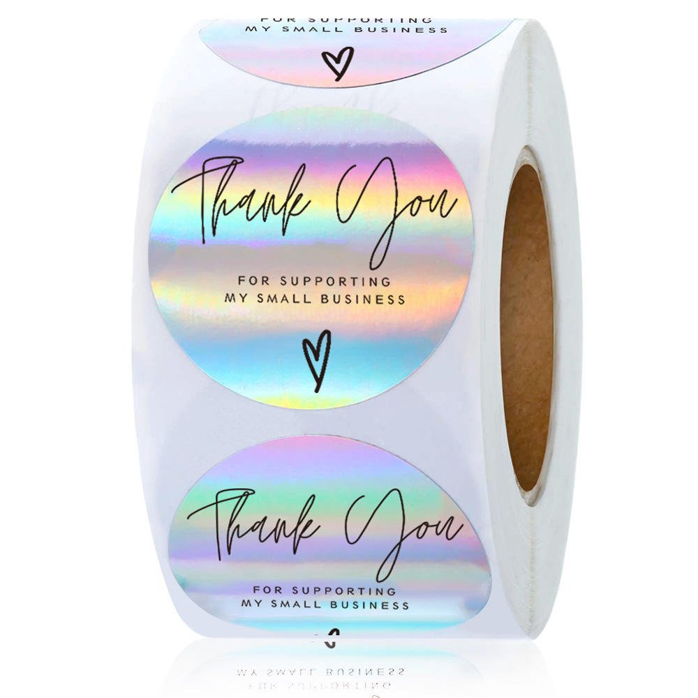 Vedini Sticker Hot Style 'Thank You' for Small Gift Boxes Custom Paper Sticker