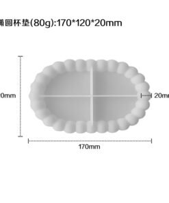 Bubble Tray Coaster Silicone Mold DIY Resin Stone Mold