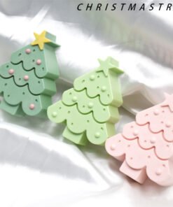 Vedini 3D Christmas tree and gingerbread man silicone mold JKB-2053 for candles soap resin plaster a