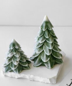 Vedini Christmas Tree Leaf silicone mould SCM-261 for holiday candles soap resin and festive DIY crafts