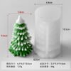 Vedini small needle tree Christmas tree silicone mold for candle resin plaster and DIY festive crafts 30