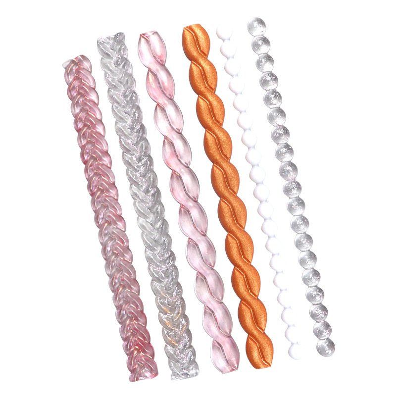 Vedini Pearl woven belt chain sugar silicone mold drop mold DIY decorative creative hand-made candles and cakes JKB-3040 - Image 5