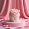 Vedini rose candle silicone mold 5748AB for 3D floral candles resin soap plaster and DIY crafts